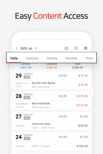Money Manager Expense & Budget Android app screenshot 2
