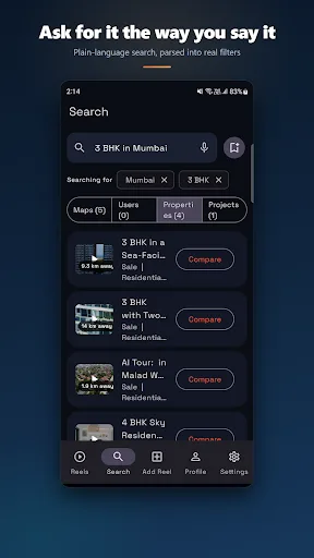 Reelty Shorts Android app screenshot 1
