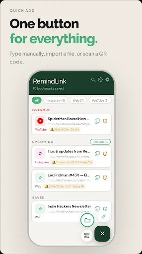 RemindLink: Bookmark Reminder Android app screenshot 5