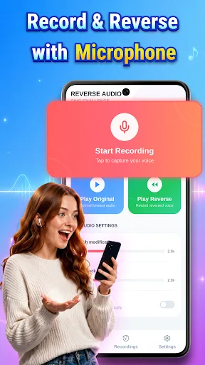 Reverse Audio: Sing Challenge Android app screenshot 2