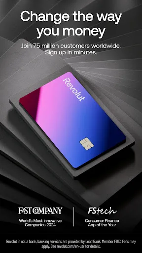 Revolut: Spend, Save, Trade Android app screenshot 1