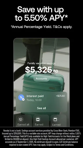 Revolut: Spend, Save, Trade Android app screenshot 2