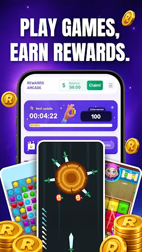 Rewards Arcade: Earn Cash Android app screenshot 1