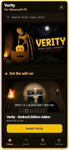 Verity Mod for Minecraft PE Android app screenshot 2