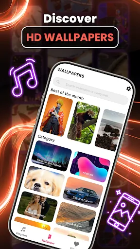 Phone Ringtones & HD Wallpaper Android app screenshot 4