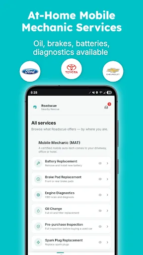 Roadscue - Nearby Rescue Android app screenshot 1