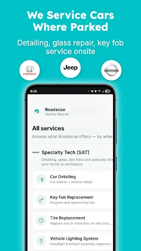 Roadscue - Nearby Rescue Android app screenshot 2