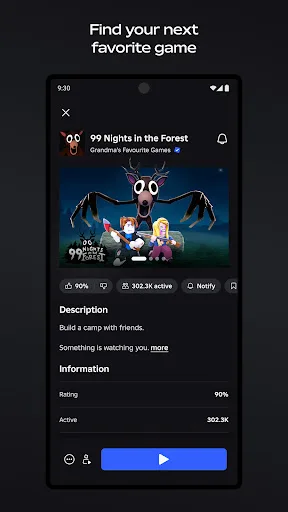 Roblox Android app screenshot 2