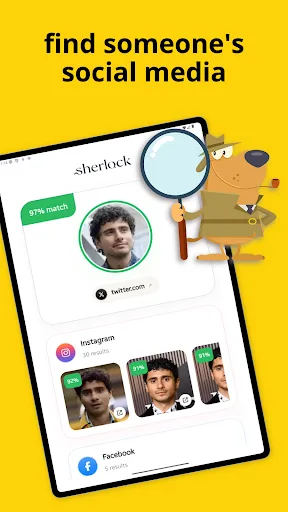 Sherlock: AI Face Search Android app screenshot 4