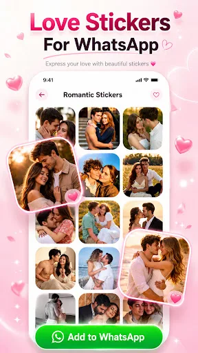 WASticker: Romantic stickers Android app screenshot 3