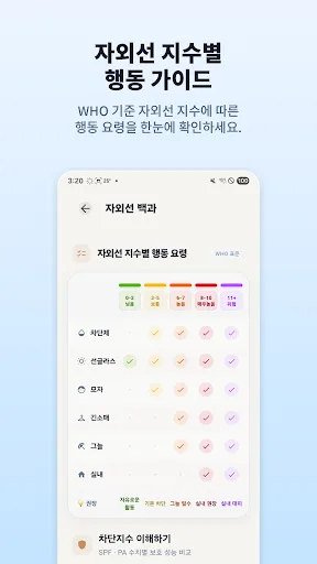 SunDay - 자외선지수·선크림 가이드 Android app screenshot 3
