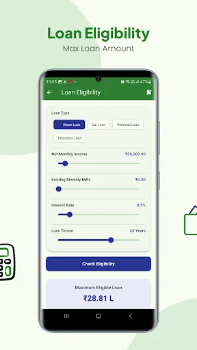 EMI Calculator: RupeePlan Android app screenshot 4