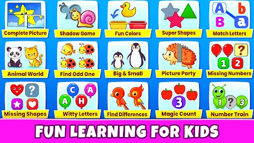 Kids Games: For Toddlers 3-5 Android app screenshot 2