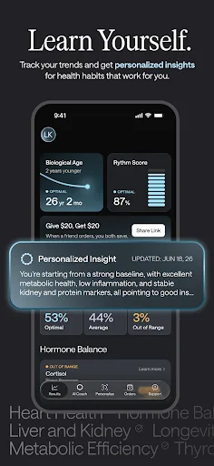 Rythm Health Android app screenshot 3