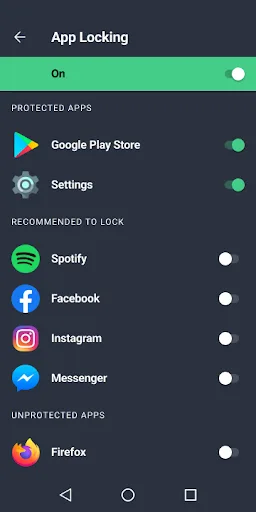 AVG Protection Android app screenshot 4