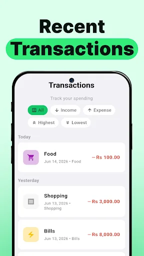 SafeBudget: Expense Tracker Android app screenshot 3