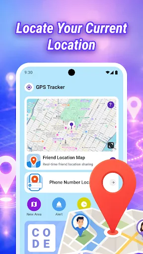 GPS Phone Tracker & Locator Android app screenshot 1