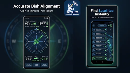 Satellite Finder & Dish Align Android app screenshot 4