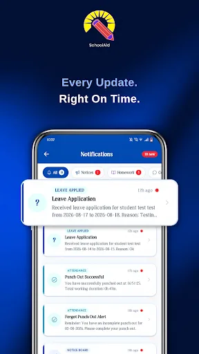 SchoolAid Teacher v2 Android app screenshot 2