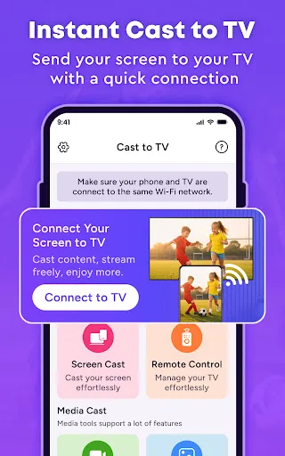 Cast To TV - Screen Mirroring Android app screenshot 1