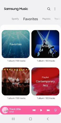 Samsung Music Android app screenshot 3