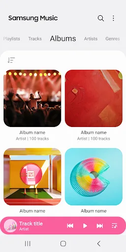 Samsung Music Android app screenshot 5