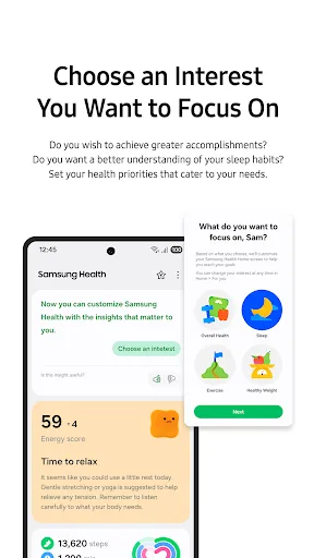 Samsung Health Android app screenshot 3