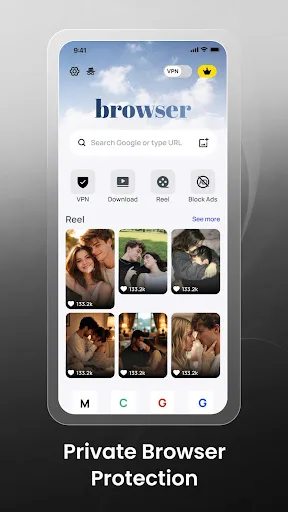 Phantom: Fast Private Browser Android app screenshot 2