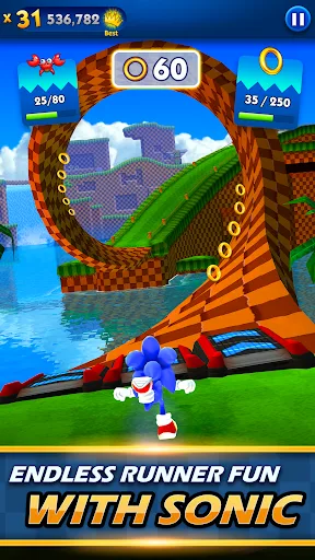 Sonic Dash Run Android app screenshot 1