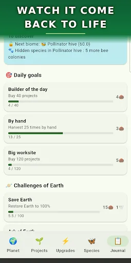 EcoVerse: Idle Planet Healer Android app screenshot 4