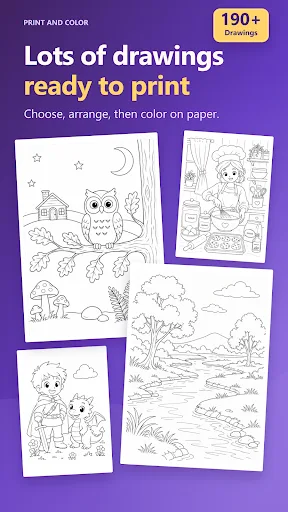 Printable Coloring Pages Android app screenshot 1