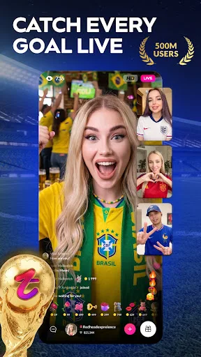 Tango- Live Stream, Video Chat Android app screenshot 1