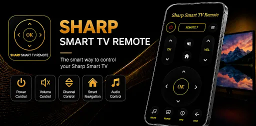 Remote for Sharp Tv Android app screenshot 1