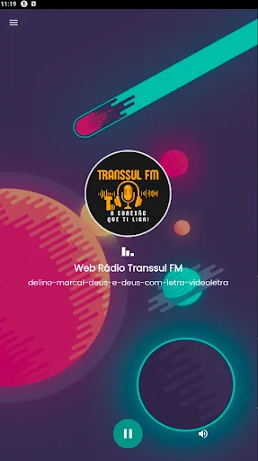 Web Rádio Transsul FM Android app screenshot 2