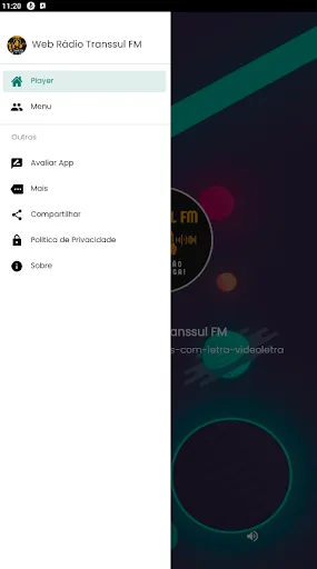 Web Rádio Transsul FM Android app screenshot 4