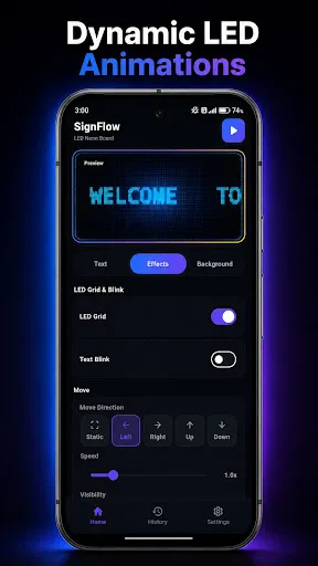 SignFlow-LED Banner & Scroller Android app screenshot 1