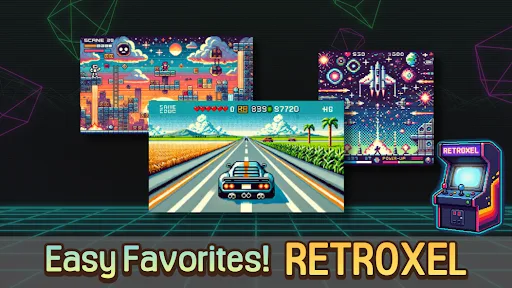 RETROXEL: Retro Arcade Games Android app screenshot 4