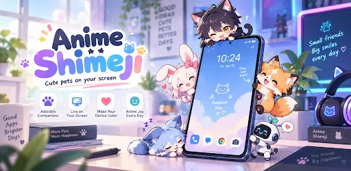 Anime Shimeji Screen Pets Android app screenshot 1