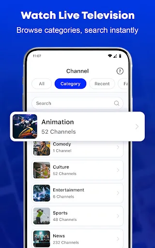 Smart TV Player: IPTV Smarters Android app screenshot 3