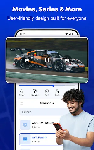Smart TV Player: IPTV Smarters Android app screenshot 4