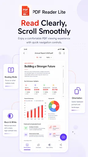 PDF Reader Lite - Fast Viewer Android app screenshot 2