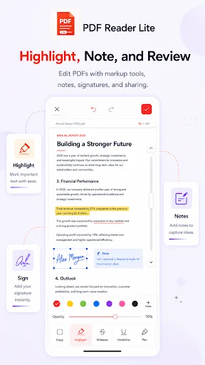 PDF Reader Lite - Fast Viewer Android app screenshot 3