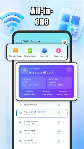 WiFi Master - Smart Tools Android app screenshot 1