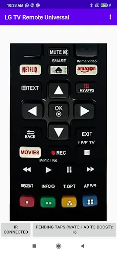LG TV Remote Universal Android app screenshot 2