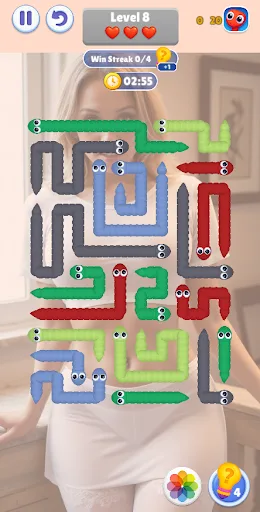 Snake Out Mystery Girl Android app screenshot 1