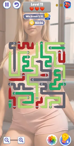 Snake Out Mystery Girl Android app screenshot 3