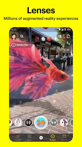 Snapchat Android app screenshot 3