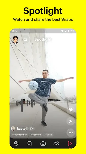 Snapchat Android app screenshot 5