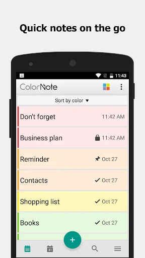 ColorNote Notepad Notes Android app screenshot 1