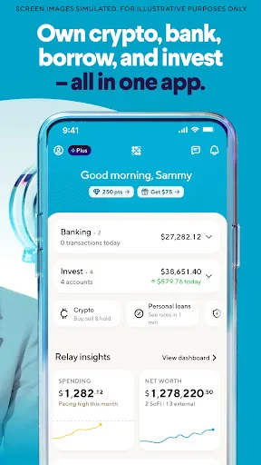 SoFi: Bank, Investing & Crypto Android app screenshot 2